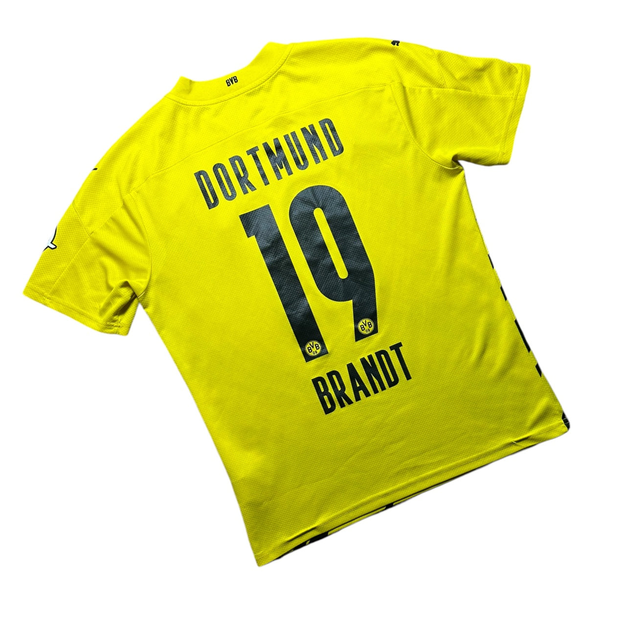 Borussia Dortmund Football Shirt 2020/2021 Home Brandt 19 (M)