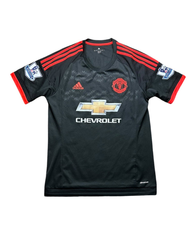 Maillot Manchester United 3e Maillot 2015/16 - Taille XL, Joueur Schweinsteiger, Noir, Occasion