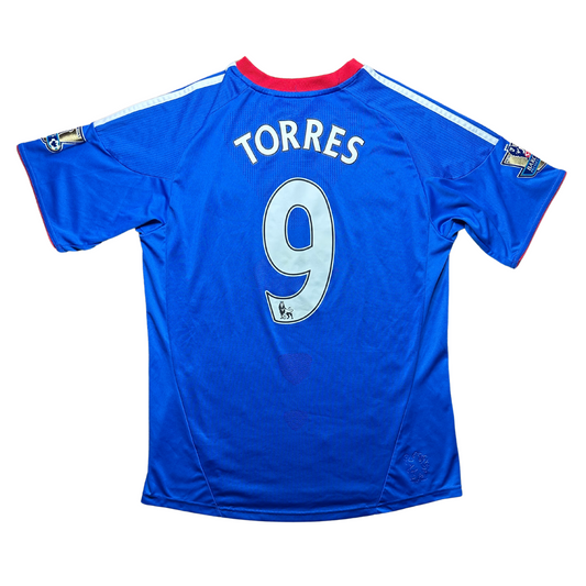 Chelsea 2010/2011 Home Football Shirt Torres (9)
