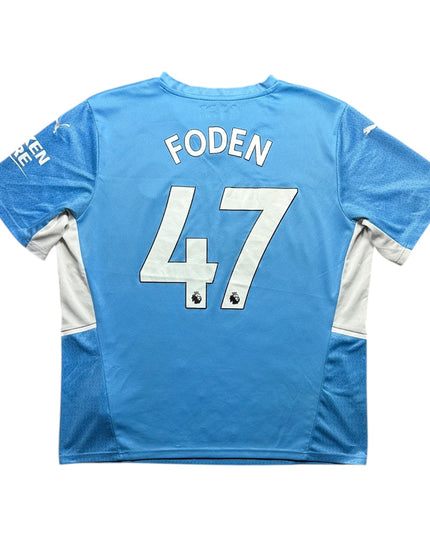Manchester City Football Shirt Home 2021/2022 Foden 47 (XL)