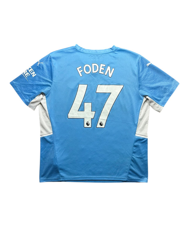 Manchester City Football Shirt Home 2021/2022 Foden 47 (XL)