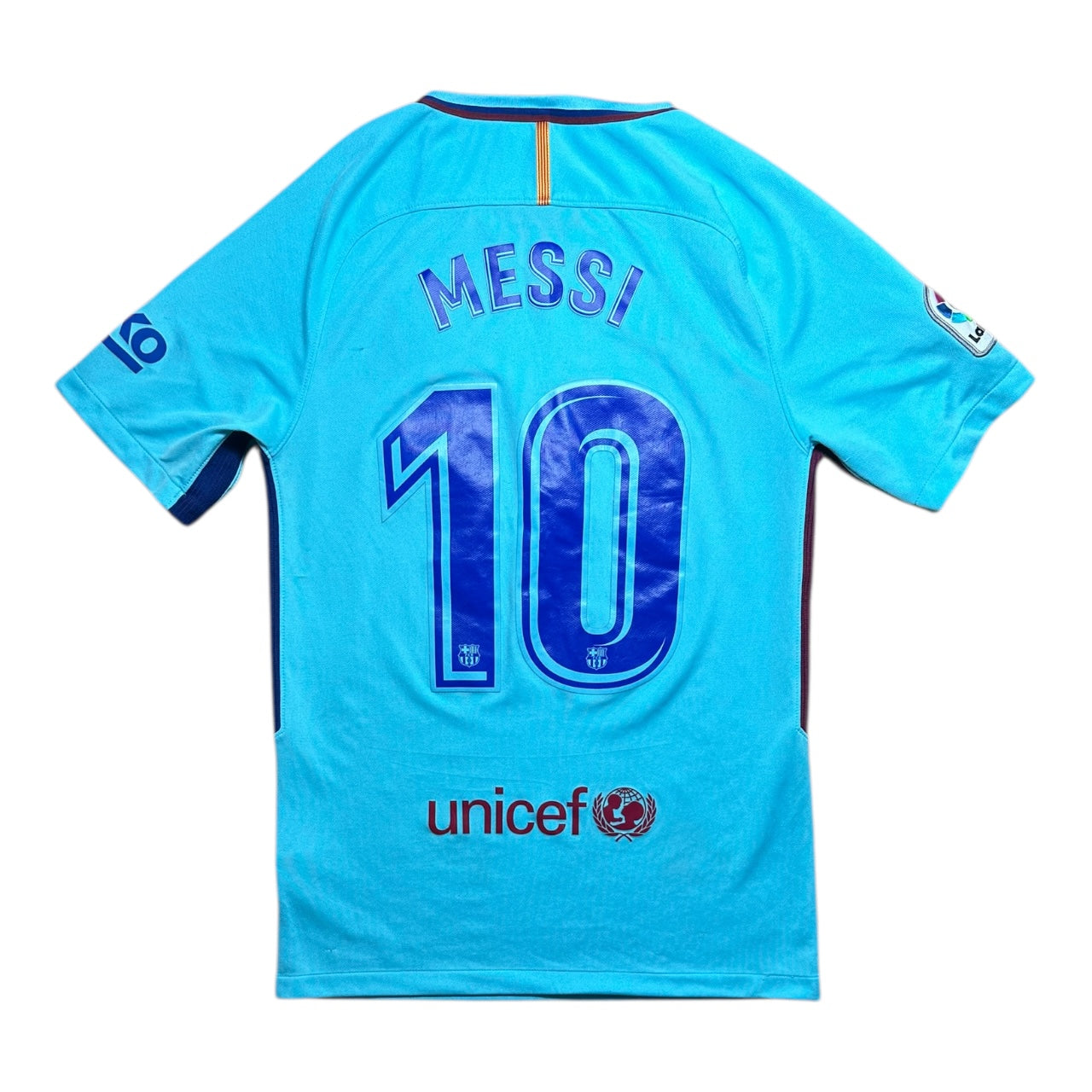 Barcelona Football Shirt 2017/2018 Away Messi 10 (S)
