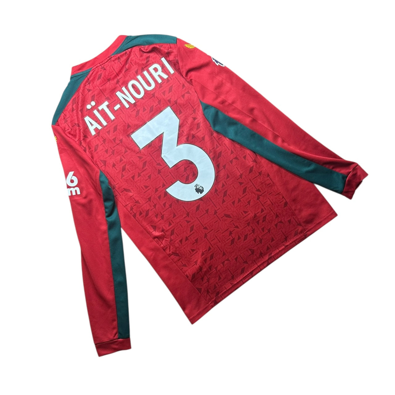 Wolves Football Shirt Away 2023/2024 Ait-Nouri 3 L/S (M)