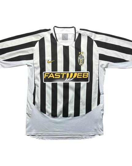 Juventus Football Shirt 2003/2004 Home (L)