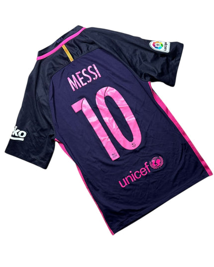 Barcelona Football Shirt Away 2016/2017 Messi 10 (S)