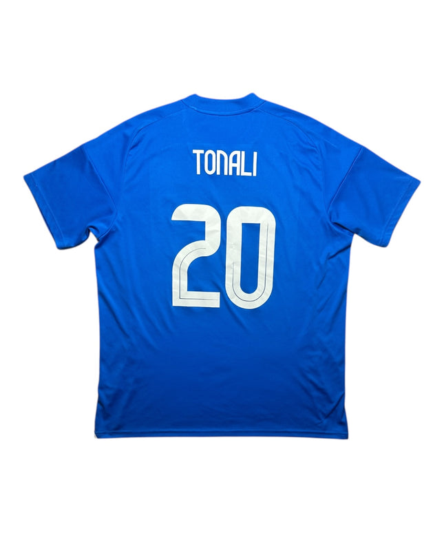 Italy Football Shirt Home 2024/2025 Tonali 20 (XL)