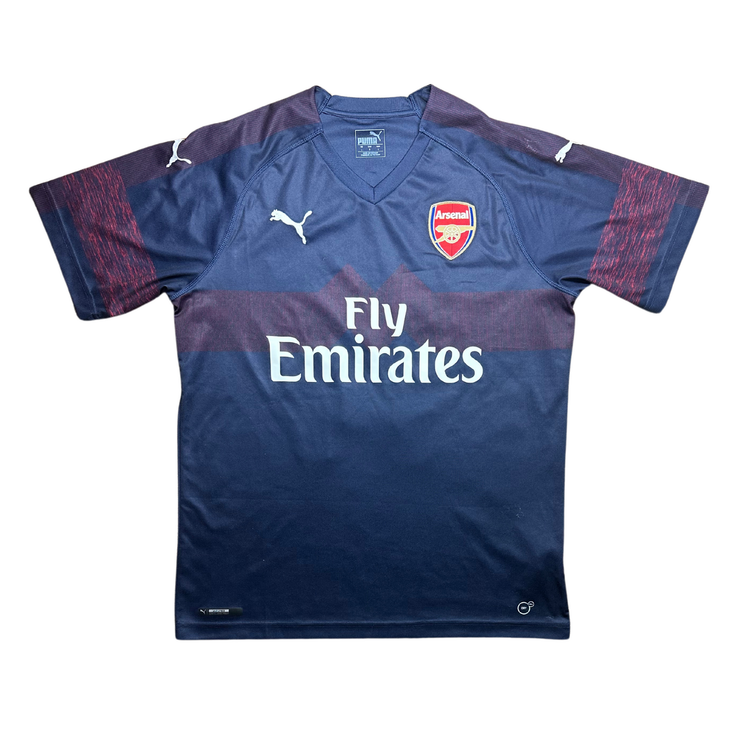 Arsenal 2018/2019 Away Football Shirt Aubameyang (14)