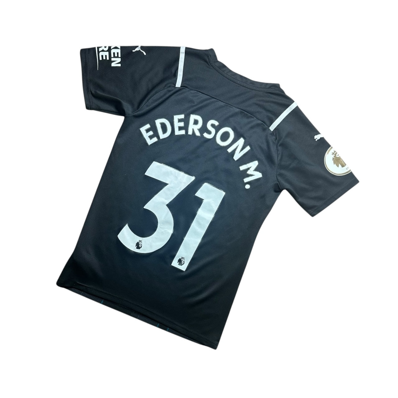 Manchester City Football Shirt 2021/2022 Goalkeeping Shirt Ederson M. 31 (S)
