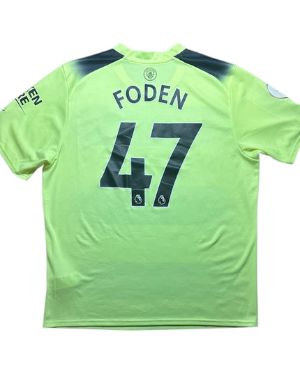 Manchester City Football Shirt 2022/2023 Third Foden 47 (XL)