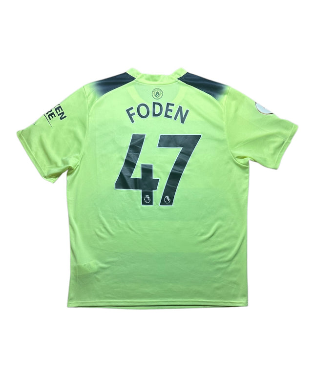 Manchester City Football Shirt 2022/2023 Third Foden 47 (XL)