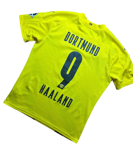 Borussia Dortmund Football Shirt Home 2020/2021 Haaland 9 (M)