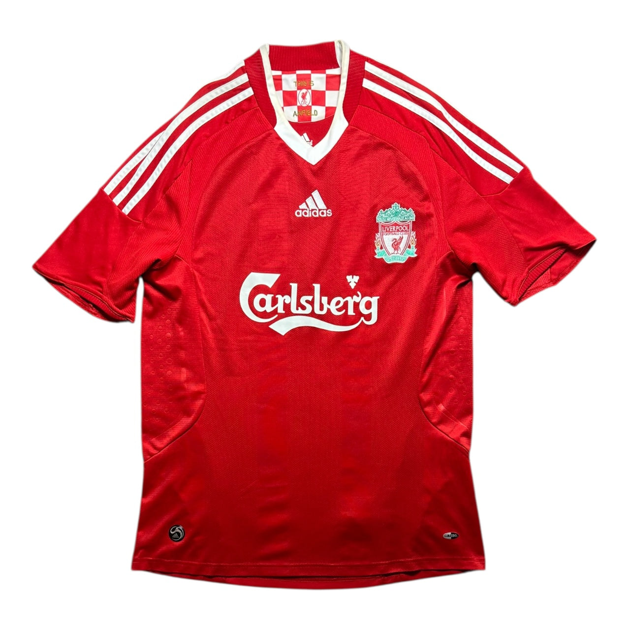 Liverpool Football Shirt 2008/2010 Home Keane 7 (M)