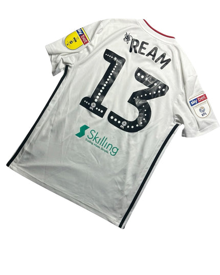 Fulham Football Shirt Home 2019/2020 Ream 13 EFL Patches (M)