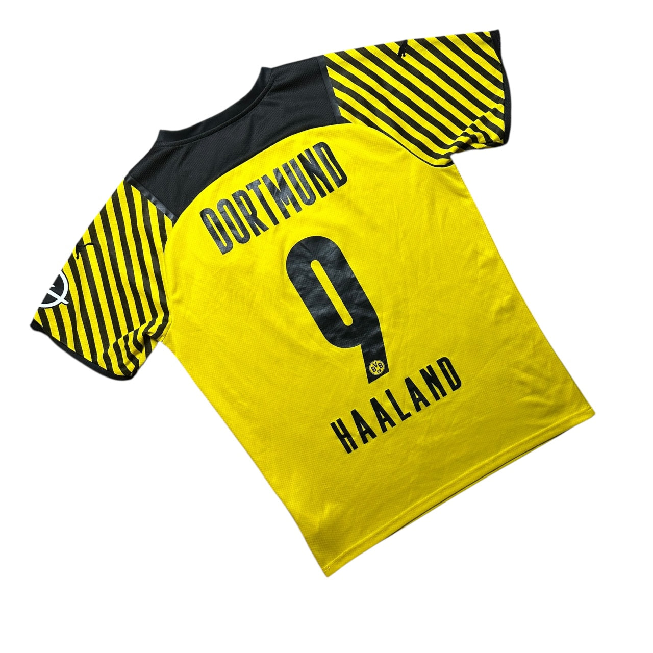Borussia Dortmund Football Shirt Home 2021/2022 Haaland 9 (M)