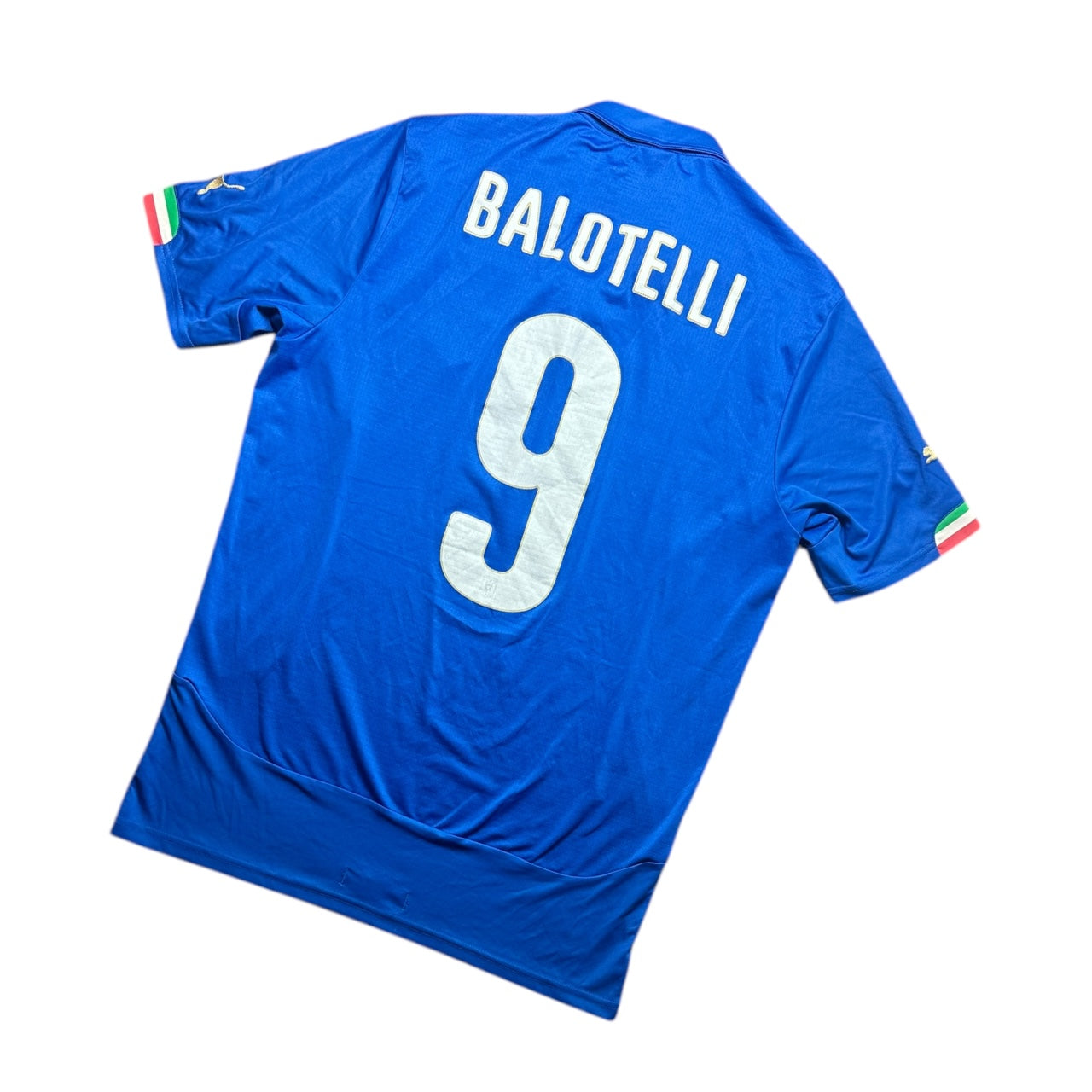 Italy Football Shirt 2014/2015 Home Balotelli 9 (L)