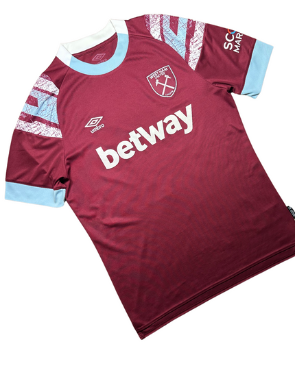 West Ham 2022/2023 Home Football Shirt Benrahma (22)