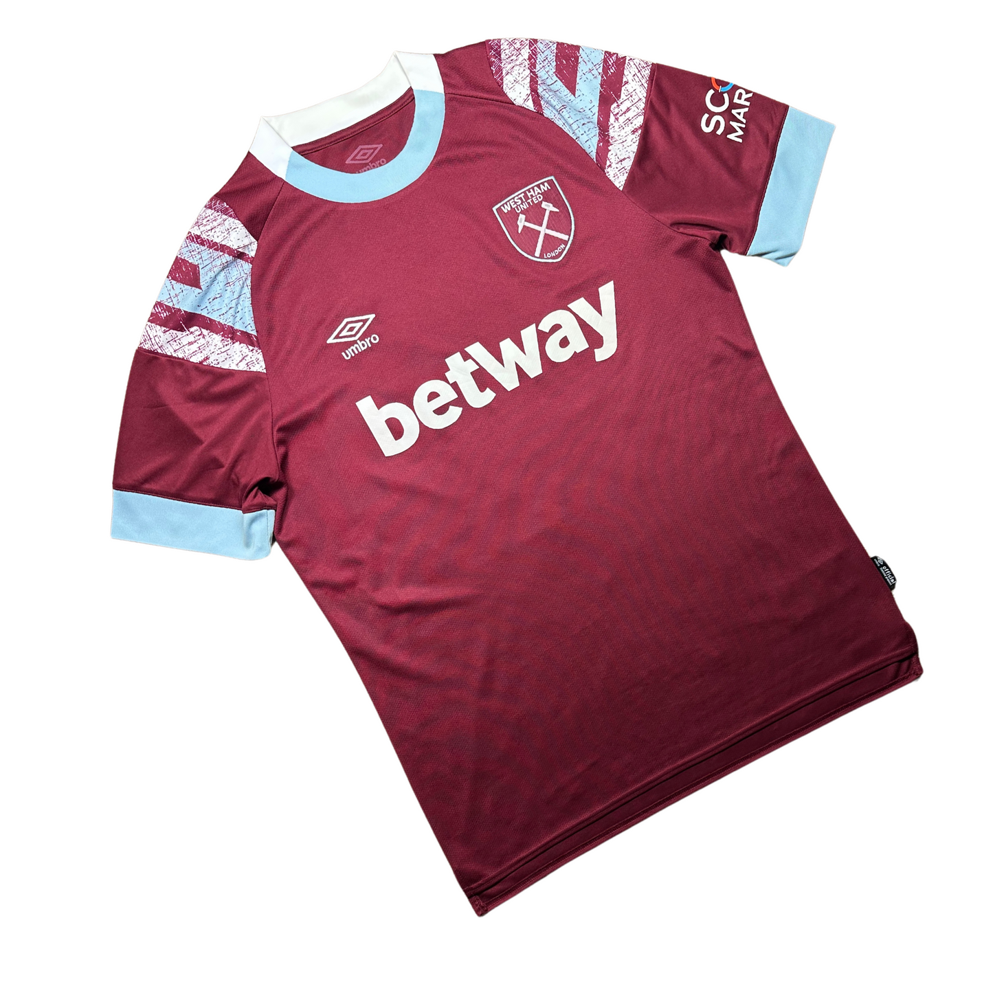 West Ham 2022/2023 Home Football Shirt Benrahma (22)