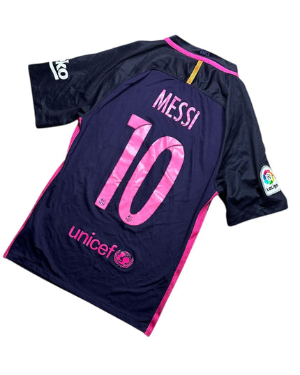 Barcelona Football Shirt Away 2016/2017 Messi 10 (S)