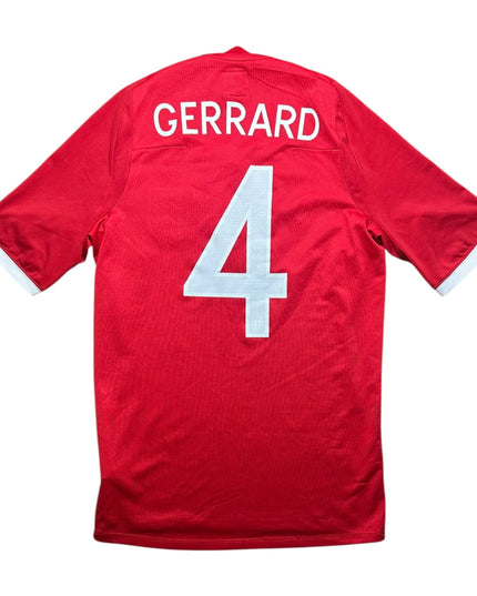 England Football Shirt 2010/2011 Away Gerrard 4 (S)