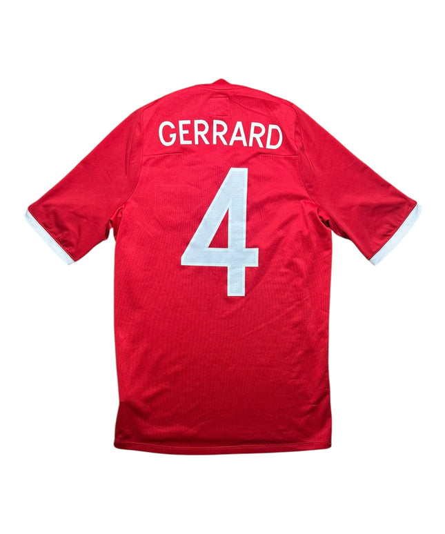 England Football Shirt 2010/2011 Away Gerrard 4 (S)
