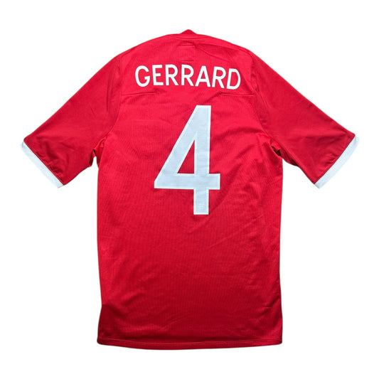 England Football Shirt 2010/2011 Away Gerrard 4 (S)