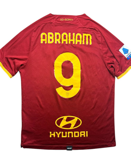 Roma Football Shirt 2021/2022 Home Abraham 9 (L)