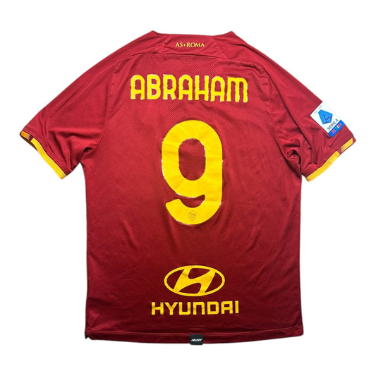Roma Football Shirt 2021/2022 Home Abraham 9 (L)