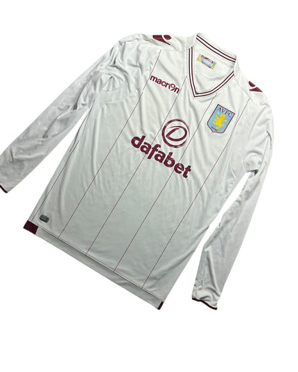 Aston Villa Football Shirt 2014/2015 Away L/S (XL)