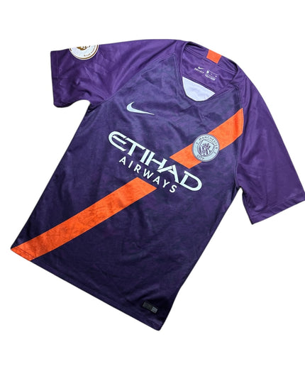 Manchester City Football Shirt 2017/2018 Third Kun Aguero 10 (S)