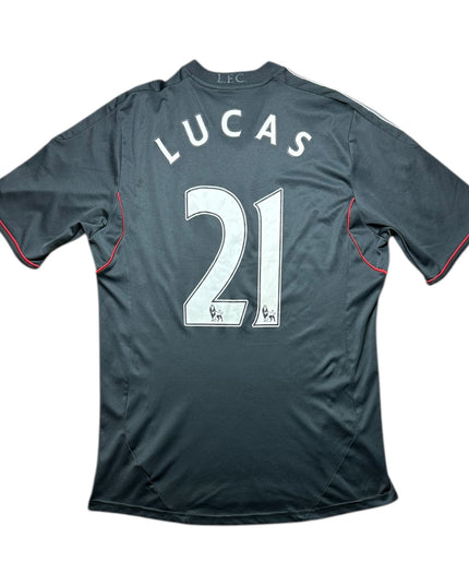 Liverpool Football Shirt 2011/2012 Away Lucas 21 (M)