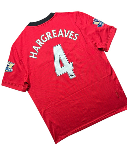 Manchester United Football Shirt 2009/2010 Home Hargreaves 4 (L)