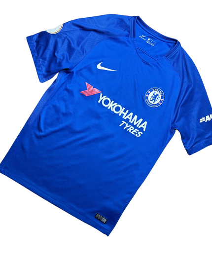 Chelsea FC 2017/2018 Home Football Shirt David Luiz (30)
