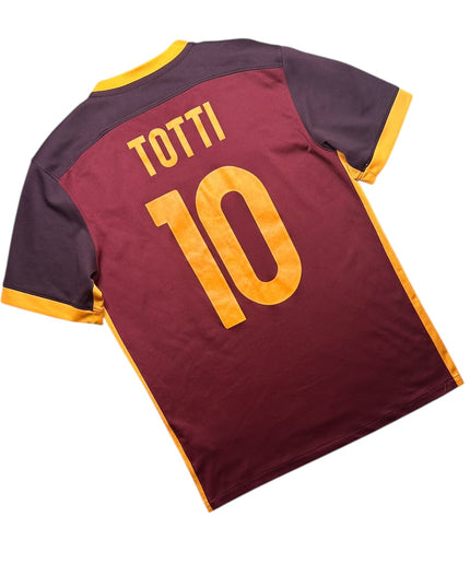 Roma Football Shirt Home 2015/2016 Totti 10 (M)