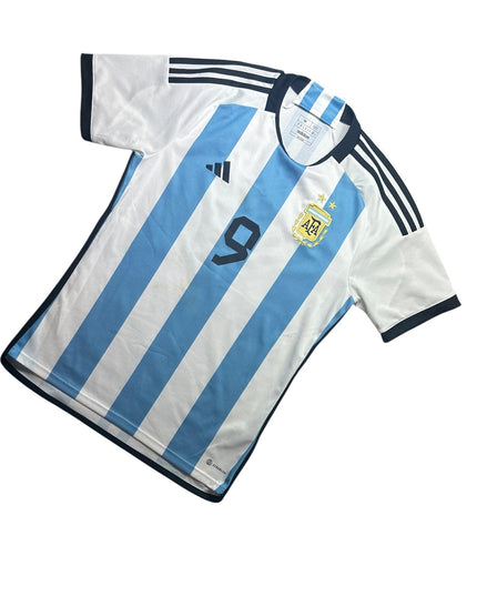 Argentina Football Shirt Home 2022/2023 J.Alvarez 9 (M)