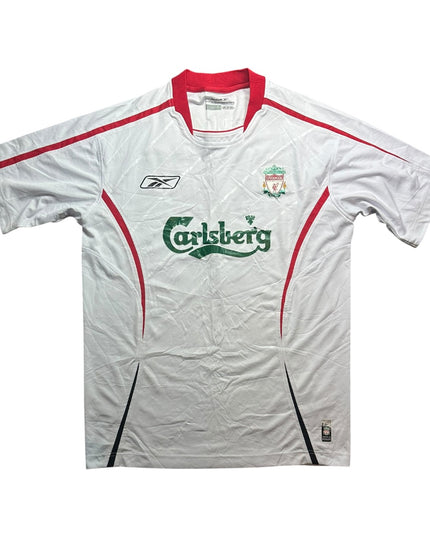 Liverpool Football Shirt Away 2005/2006 Gerrard 8 (M)