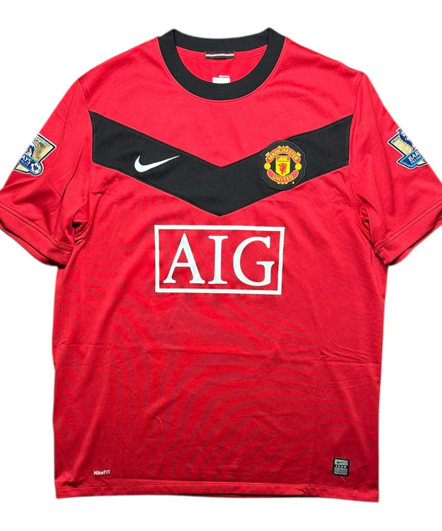 Manchester United Football Shirt 2009/2010 Home Hargreaves 4 (L)