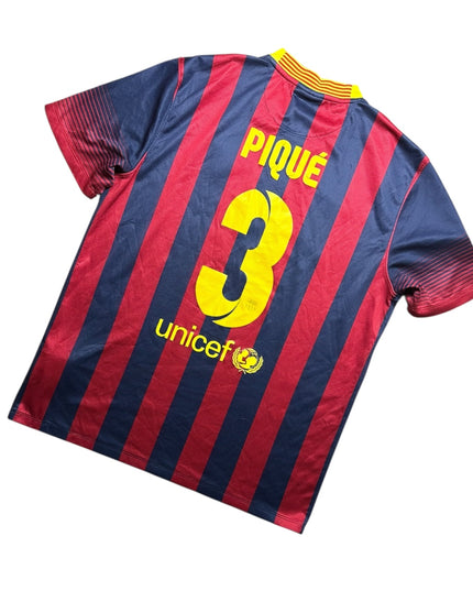 Barcelona Football Shirt 2013/2014 Home Pique 3 (L)