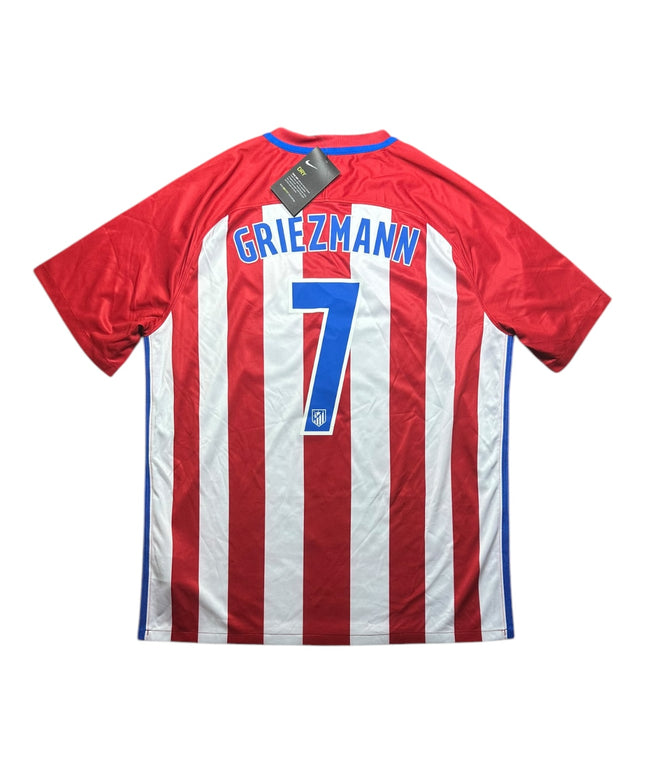 Atletico Madrid Football Shirt 2016/2017 Home Griezmann 7 BNWT (XL)