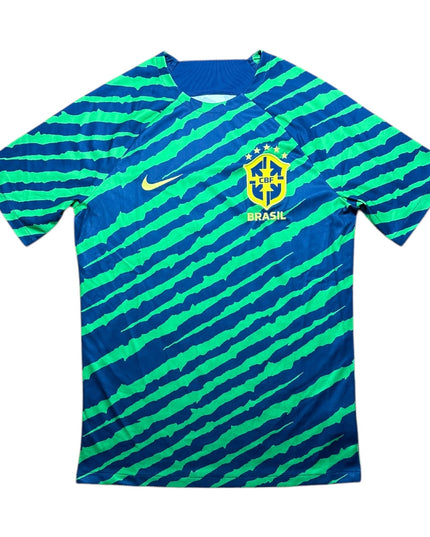Brazil Football Shirt 2022 Pre Match Shirt (M)