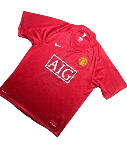 Manchester United Football Shirt 2007/2008 Home Rooney 10 (L)