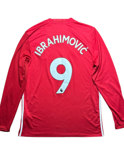 Manchester United Football Shirt 2016/2017 Home Ibrahimovic 9 L/S (L)