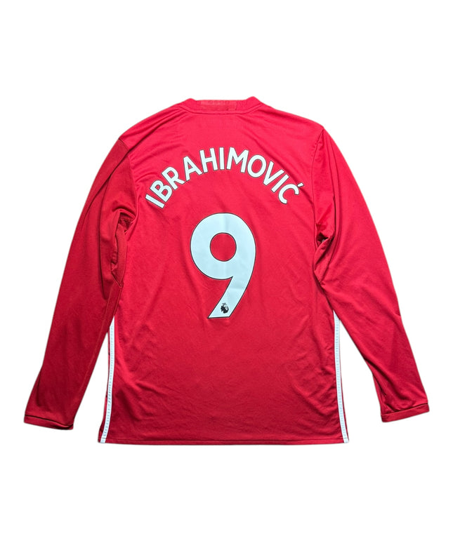 Manchester United Football Shirt 2016/2017 Home Ibrahimovic 9 L/S (L)