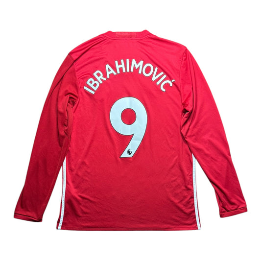 Manchester United Football Shirt 2016/2017 Home Ibrahimovic 9 L/S (L)