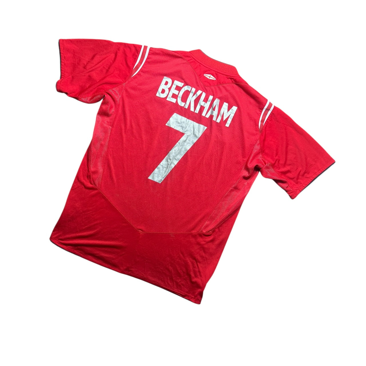 England Football Shirt Away 2006/2008 Beckham 7 (L)