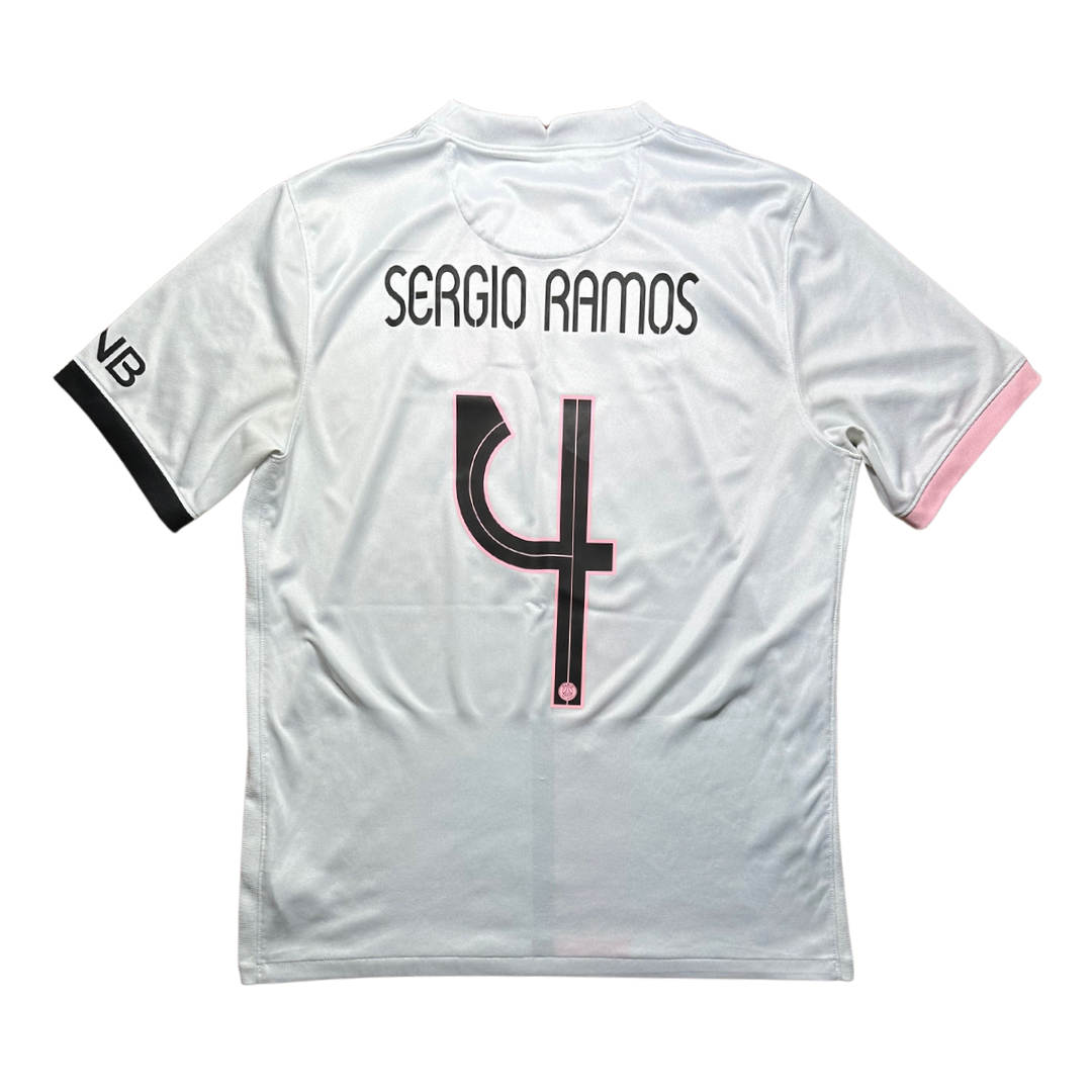 Camiseta De Sergio Ramos Psg 2021-22 Paris Saint-Germain Home Shirt Sergio Ramos #4 (S Camiseta De Sergio Ramos Psg 2021-22 Paris Saint-Germain Home Shirt Sergio Ramos #4 (S