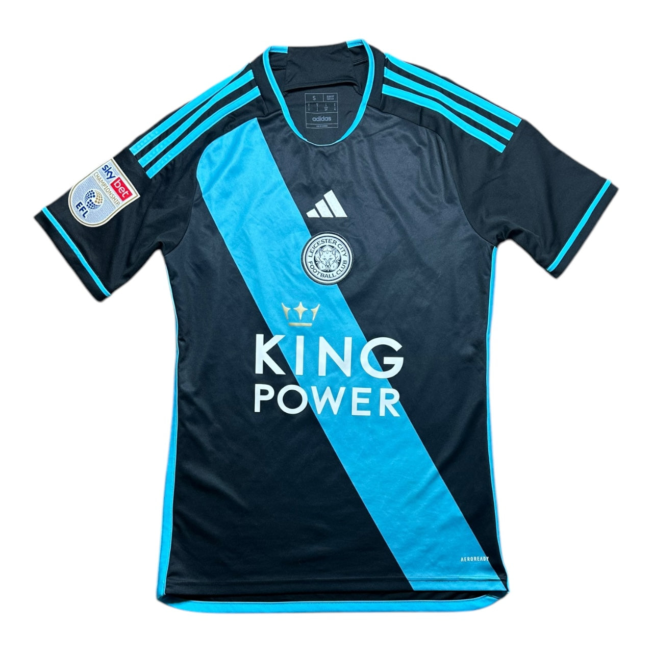 Leicester City Football Shirt 2023/2024 Away Vardy 9 (S)