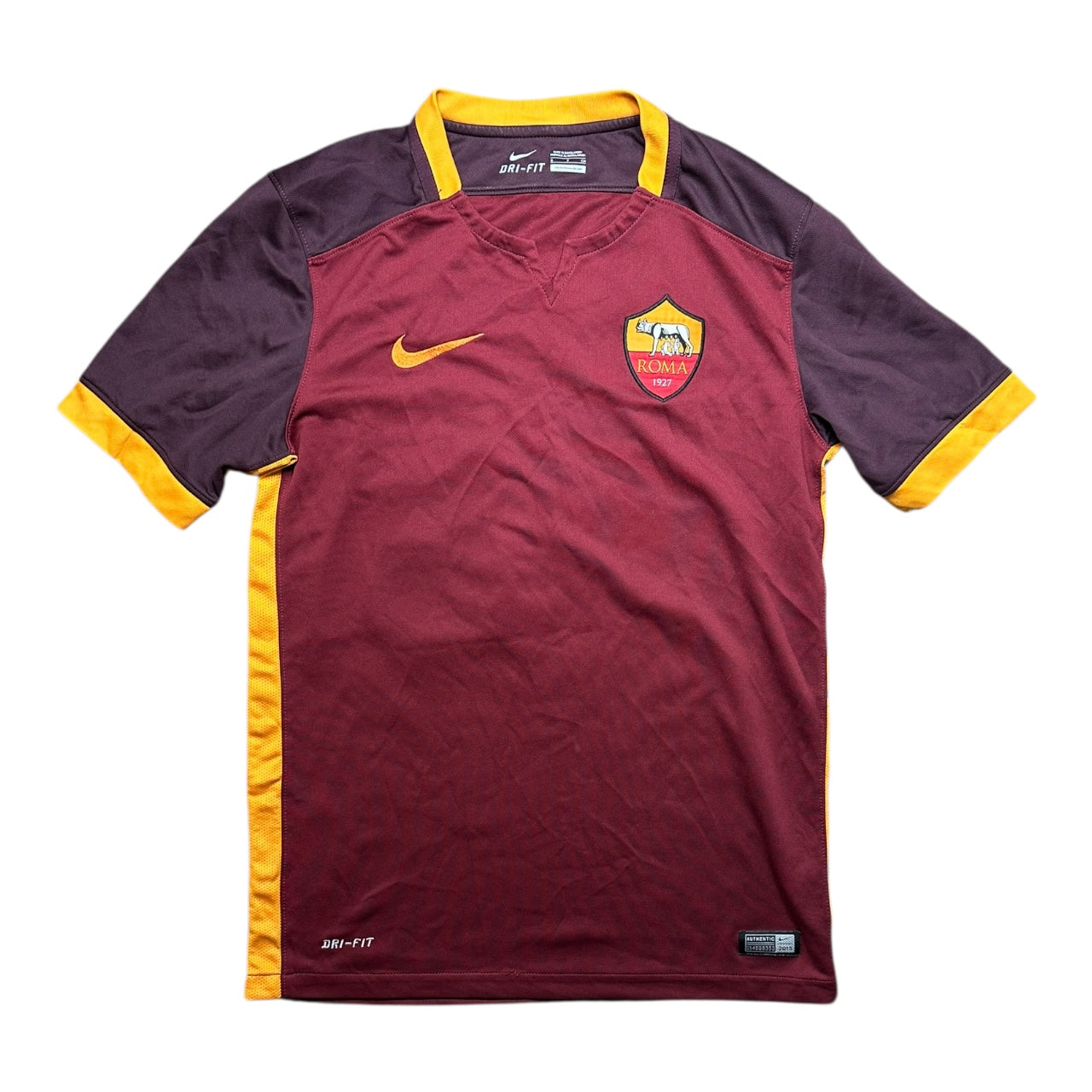 Roma Football Shirt 2015/2016 Home Florenzi 24 (S)