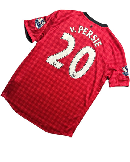 Manchester United Football Shirt Home 2012/2013 V.Persie 20 Signed (L)