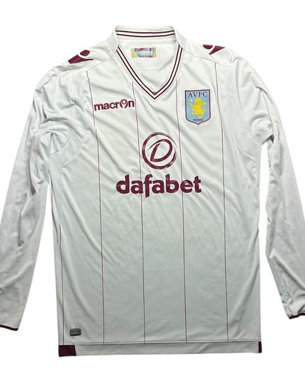 Aston Villa Football Shirt 2014/2015 Away L/S (XL)