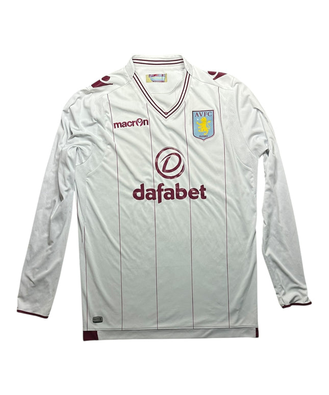 Aston Villa Football Shirt 2014/2015 Away L/S (XL)